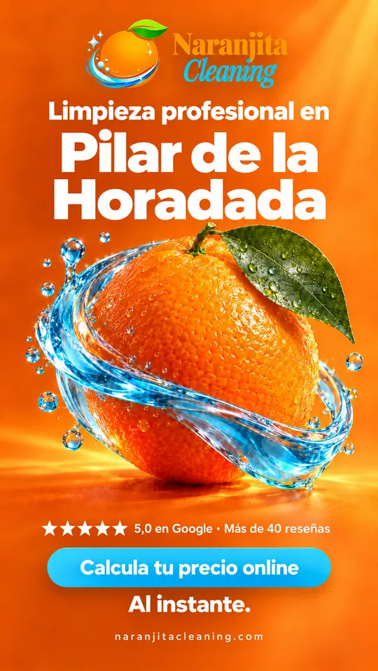 Naranjita Cleaning : nettoyage professionnel à Pilar de la Horadada, 5,0 sur Google, prix en ligne immédiat